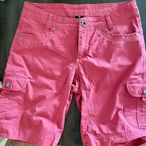 KUHL. Hiking shorts. Size 8. Inseam 10in. Color Dark Dahlia.
